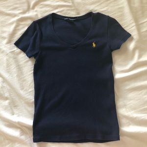 Ralph Lauren Sports v-neck T shirt